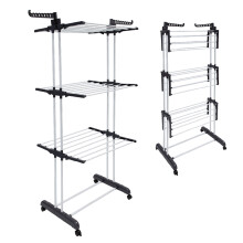 Anika 3-Tier Clothes Airer with Wheels