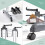 Anika 3-Tier Clothes Airer with Wheels 7