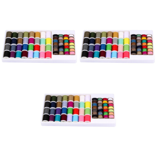 180Pièces Fil À Broder Multi Couleurs Durable Pour Couture Machine 2