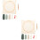 2Ensembles Ensemble DIY Punch Needle Kits Faciles En Bois Coton Assortis 7