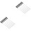 12Pièces Barbecue Brochettes Acier Plastique Durable Noir 4