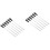 12Pièces Barbecue Brochettes Acier Plastique Durable Noir 5