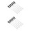 12Pièces Barbecue Brochettes Acier Plastique Durable Noir 6