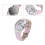 2Pièces Rose Cuir Confortable 10