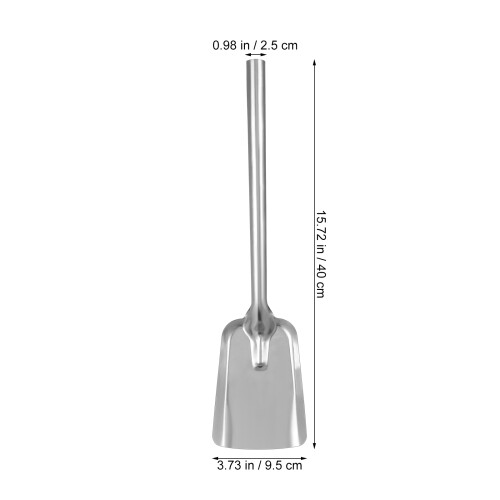3Pièces Pelle À Charbon Fer Cuisine Argent 2