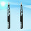 4Pièces Outil Modelage Sourcils Noire Acier Compact 9