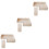 3Ensembles Hamster En Bois Khaki Pour Cage Amusement 5