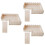 3Ensembles Hamster En Bois Khaki Pour Cage Amusement 6