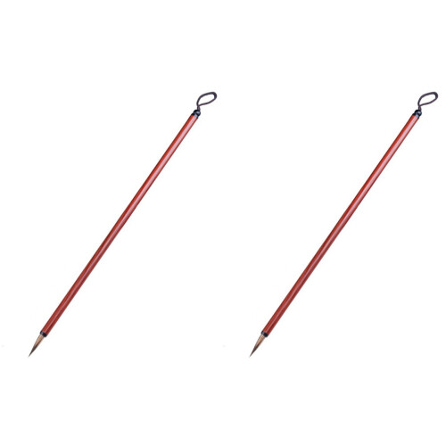 2Pièces Pinceaux Bruns Acier Pour Encre 2