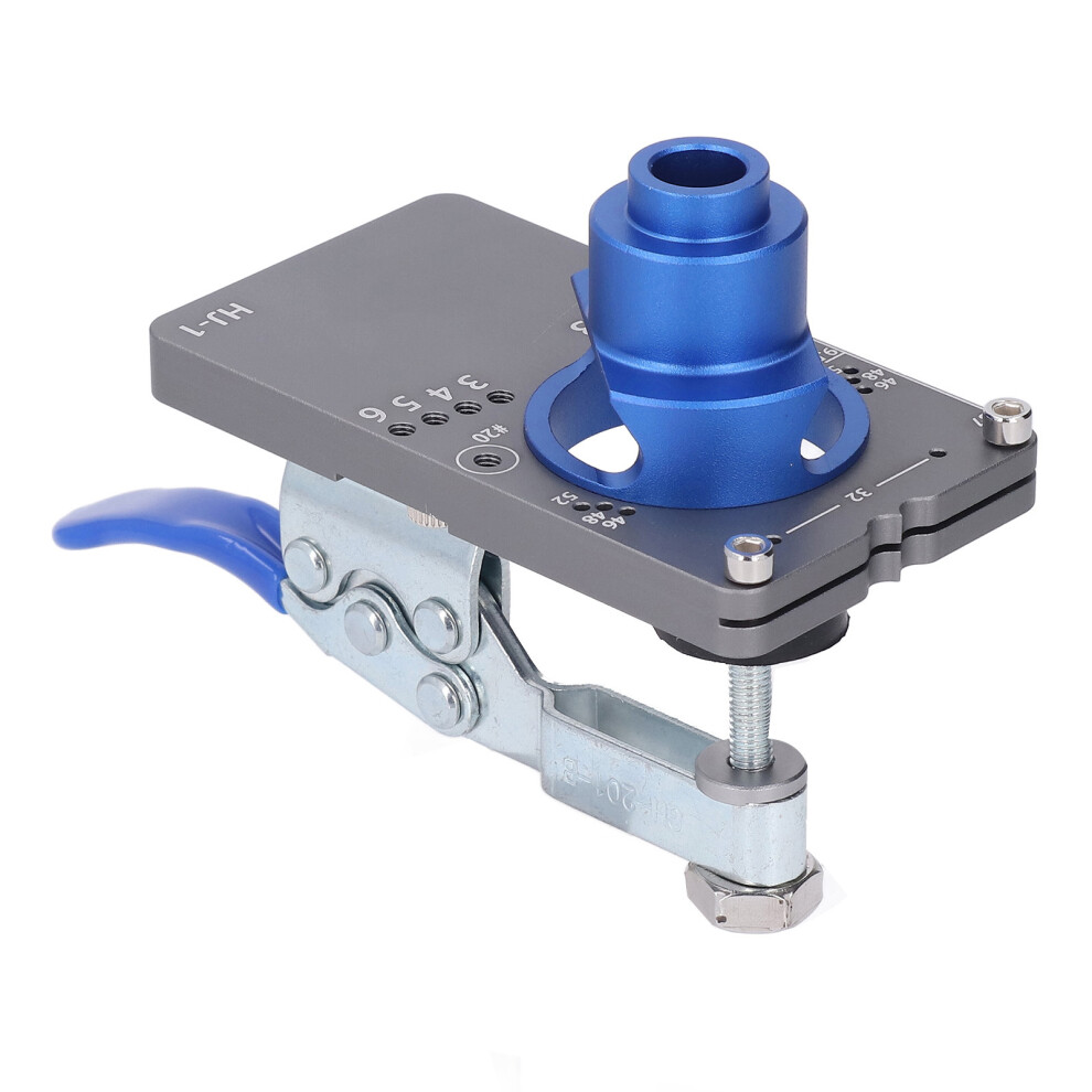 Aluminum Alloy Door Hinge Jig For Woodworking, 35Mm, 2Mm Drill 4961387256588