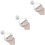 3Pièces Selfie Ring Light Pour Smartphone 3 Intensités 4