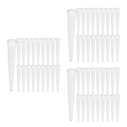 300Pièces Blanches Jetables Pour Tubes D'étanchéité 1
