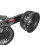 USB Car Fan 5V 2A Adjustable Angle 10W Rear Vent 6