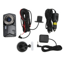 Cámara de salpicadero con monitorización de aparcamiento y detección de movimiento, grabadora DVR para coche con pantalla táctil, cámara de