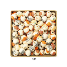 Rustic Spacer Beads Versatile DIY Projects Natural Rustic Farmhouse Colorful Loose Beads Smooth Surface Durable Wooden Beads Eye-catching Crafts