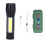 Waterproof Flashlight Rechargeable USB Zoomable Tactical Flashlight with COB Side Lights Adjustable Focus High Lumens LED Mini Pocket Flashlight for 1