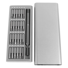 Magnetic Mini Repair Tool Kit Precision Screwdriver Set Pocket Screwdriver Tool Set Easy to Carry Case Bearing Steel Bits Portable Precision
