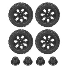 RC Monster Truck Wielen en Banden Hoogwaardige Materialen Verbeterde Prestaties Voorgelijmd Bespaar Tijd bij Montage Premium Rubber Banden voor