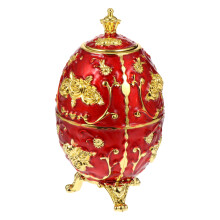 Red Classic Alloy Toothpick Holder Case Lightweight for Kitchen