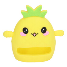 Cartoon Toothbrush Stand Organizer Adorable Animal Shaped Base Waterproof Durable Resin Multi Purpose Storage Kids Bathroom Decor