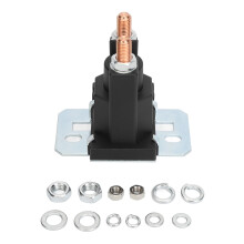 Replacement Part Starter Solenoid Continuous Duty12V With Excellent Brass Coil And Easy Installation For Ignition System Use