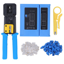 Compact Ethernet Crimp Tool With Mini Design And Ergonomic Handles For Rj45Pass Through Connectors Rj12Ends Fast Reliable Installation With High