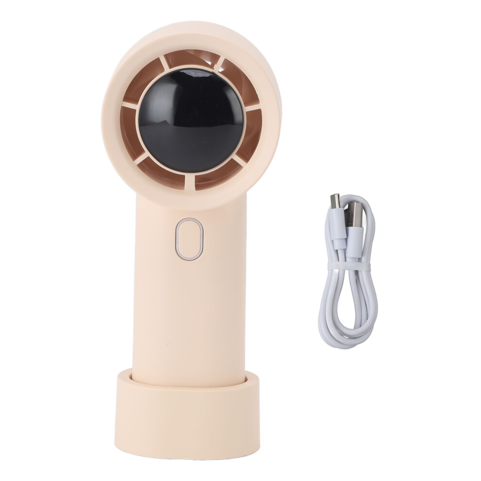 Brushless Motor Handheld Fan With Adjustable Wind Speed Rechargeable Battery Digital Display Quiet Operation Powerful Airflow Compact Design For 9071309479607