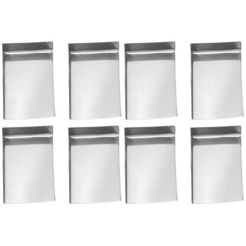 8Pièces Pelles Acier Inoxydable Argentées Pour Magasin 2