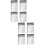 8Pièces Pelles Acier Inoxydable Argentées Pour Magasin 8