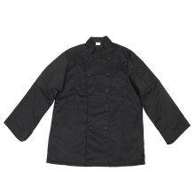 Maschinenwaschbare Kochjacke, atmungsaktives Material, lange Ärmel, strapazierfähige Verarbeitung, klassischer Stil, leicht zu kombinieren, weiches