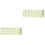 Autocollants Clavier Rétroéclairés PVC Résistants Multicolores 4