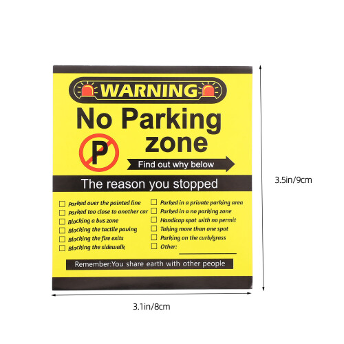 Stickers No Parking Adhésifs Pour Véhicules 1