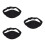 3Pièces -Micro Noir Résistant Ceinture Ajustable Pour 6