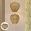 Mini Panier Mural Bambou Tissé Accroché Décor Rustique Coloré 11