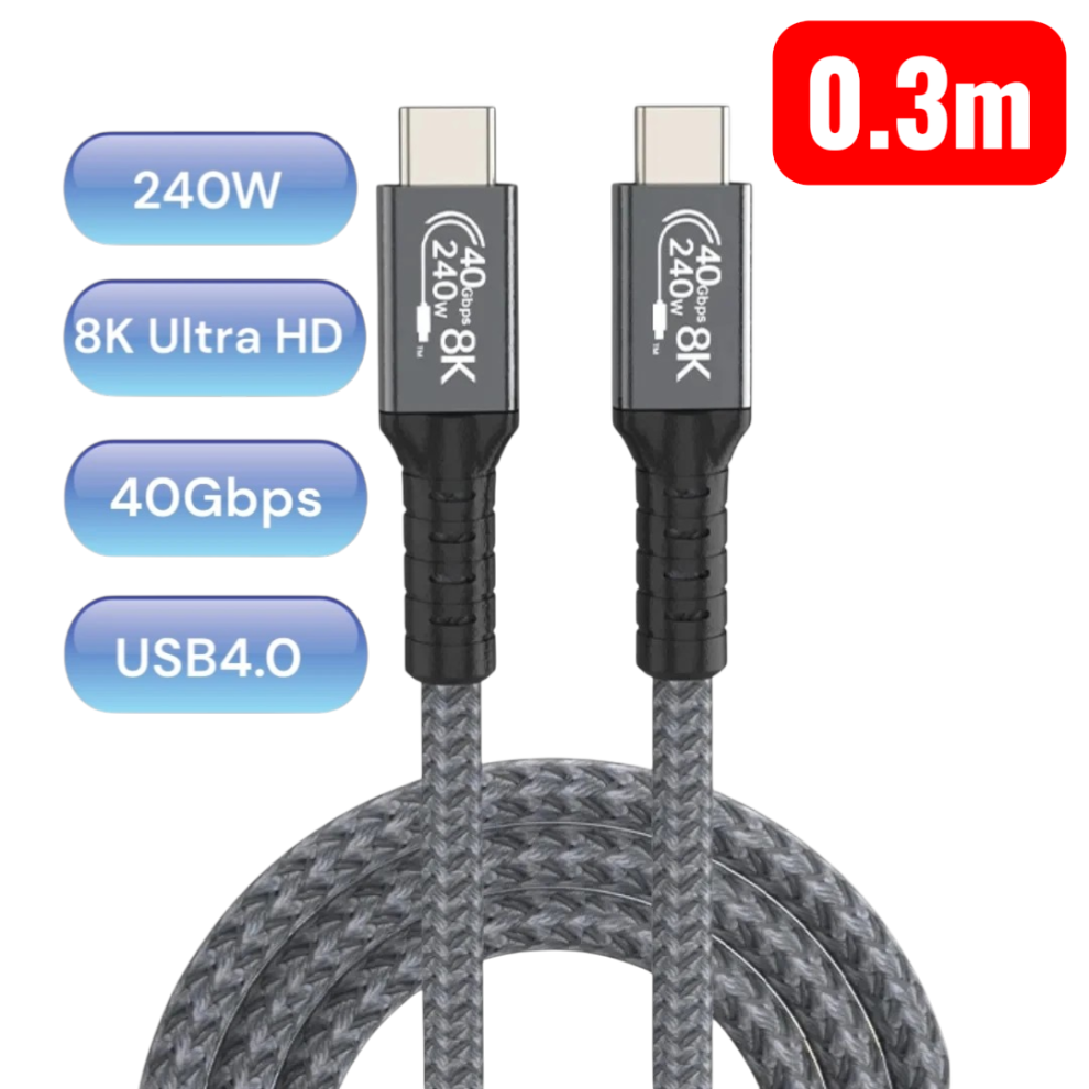 Usb C To Type C 240W 40Gbps 8K Usb4 0.3M 674026158061