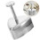 4Pcs Silver Triangle Onigiri Maker Stainless Steel Rice Ball Mold Set 10