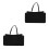 2Pièces De Rangement Noir Résistant Pour Bûches Usage Extérieur 2