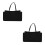2Pièces De Rangement Noir Résistant Pour Bûches Usage Extérieur 4