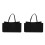 2Pièces De Rangement Noir Résistant Pour Bûches Usage Extérieur 7