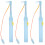 30Pièces Bâtons Lanternes LED Bleu Enfants Chine 4