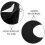 3Pièces Protections Polyester Noires Rackettes Badminton Entraînement 6