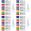 4Ensembles Stylos Flottante Multicolores Pour Scolaire 6