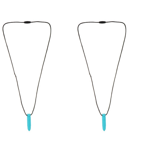 2Pièces Collier De Dentition Bébé Silicone 2