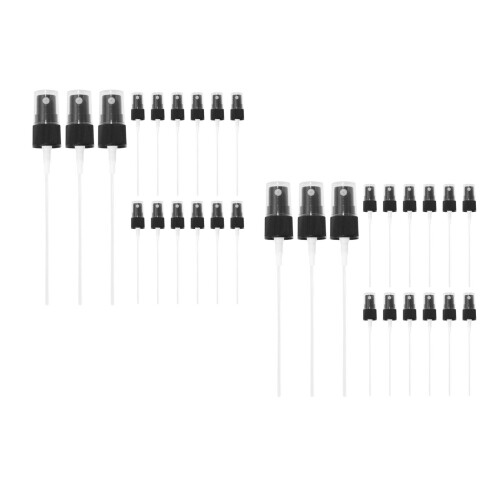 30Pièces De Spray Noires Compactes Pour Flacons Et Parfums 2
