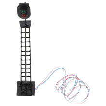 2Stk Mini Verkehrsampel Modell Schwarz Für Modelleisenbahn