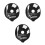 3Pièces Protections Polyester Noires Rackettes Badminton Entraînement 9