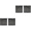 4Pièces Noir En Pour À Usage 3