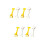 4Pièces Supports Photo Plastique Stables Pour 9