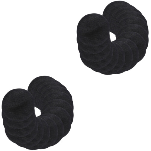 40Pièces Protection Encens Coton Ignifuge Noir 2