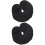 40Pièces Protection Encens Coton Ignifuge Noir 4